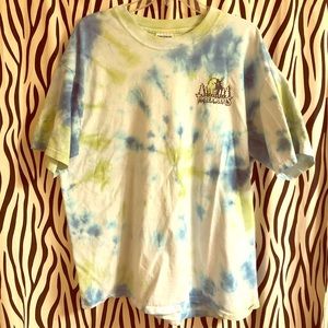 MN Timberwolves Tie-Dyed Shirt Vintage Logo